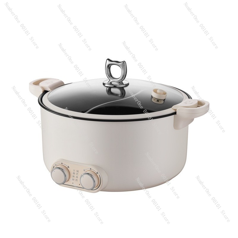 Kitchen Appliances Home - 6L 8L ダブルポット電気鍋 多機能寮家庭用調理器 2026 大容量学生キッチン家電