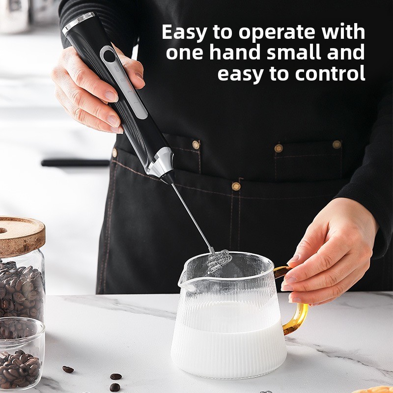 Kitchen Appliances Essentials - 電動ハンドヘルド小型ミキサー、ミルクフォーマー、卵ビーター、ポータブルコーヒークリームバター泡立て器、必須キッチン家電