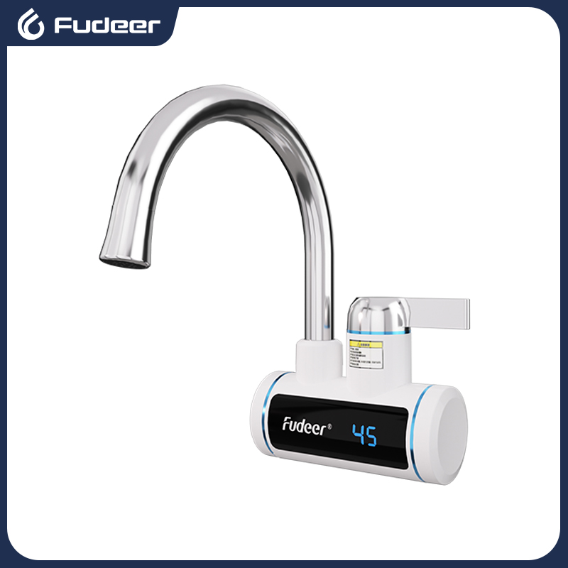 Kitchen Appliances Home - Fudeer 電気温水器 220V キッチン蛇口 タンクレス瞬間加熱水栓 流れる温水ミキサー