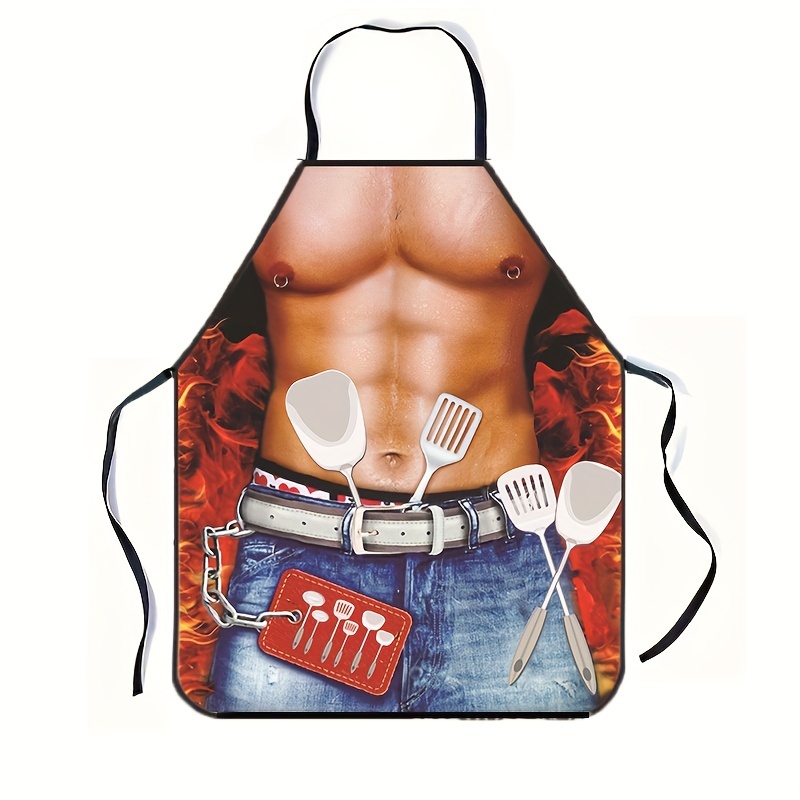 Kitchen Appliances Hobart - 1PC エプロンセクシーで面白いキッチンエプロン女性男性用バーベキュークリーニング調理エプロン防汚エプロンバーベキューエプロン制服デシェフ