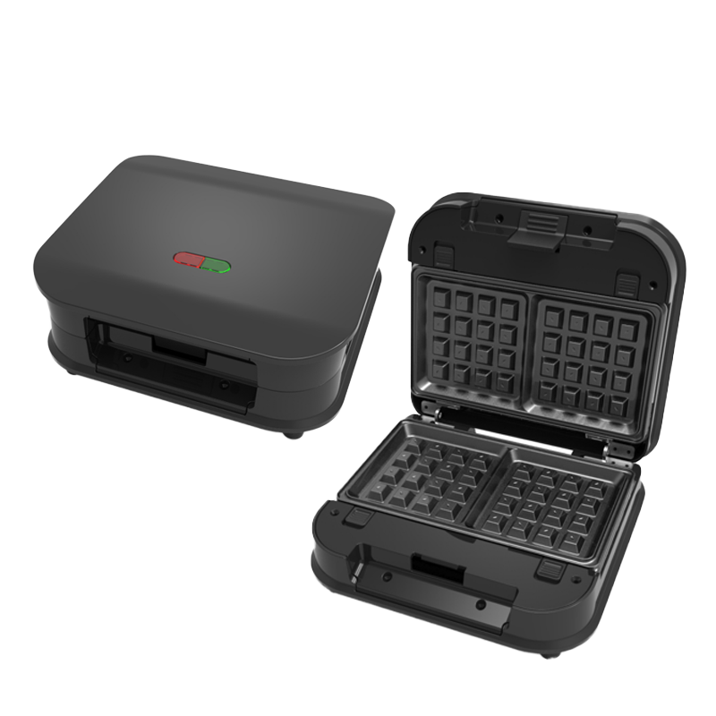 コンパクトな2枚焼きベルギーワッフルメーカー、取り外し可能な - Waffle Iron Belgian のレビューと価格