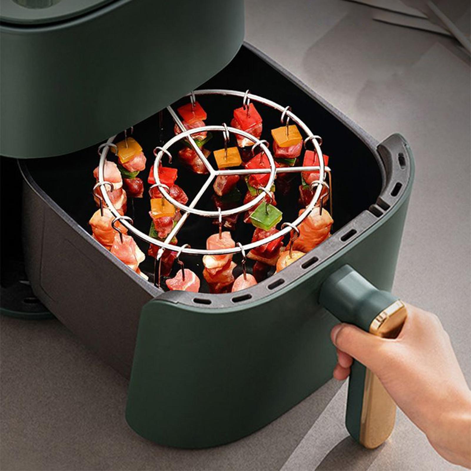 ポータブルステンレス鋼エアフライヤーグリルラウンド、グリル串 - Kitchen Appliances Hobart のレビューと価格