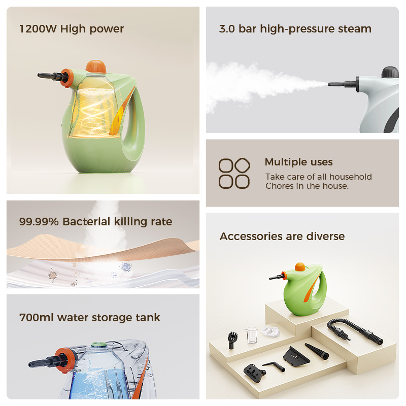熱売中 家庭用電化製品 スチームクリーナー 1200W 高温 - Kitchen Appliances Home のレビューと価格
