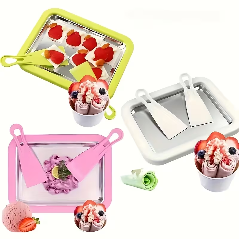 多機能コードレスアイス炒めプレート – 自家製冷凍デザートの - Kitchen Appliances Essentials のレビューと価格