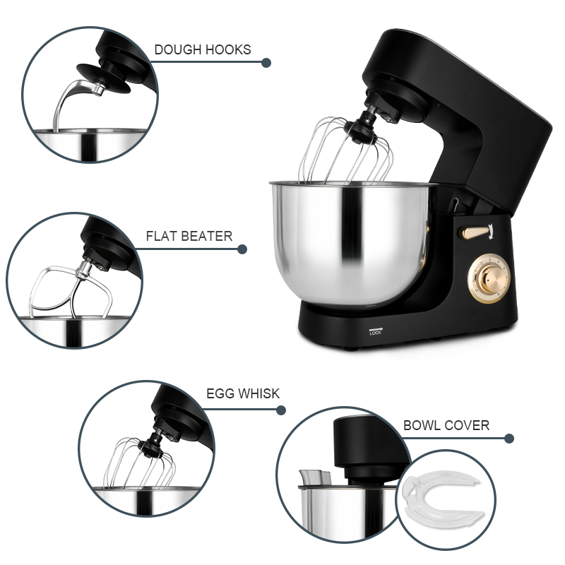 家庭用スタンドミキサー 高出力1800W 8L ケーキ・パン - Kitchen Appliances Home のレビューと価格
