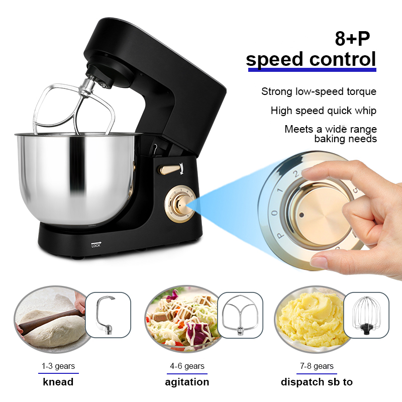 家庭用スタンドミキサー 高出力1800W 8L ケーキ・パン - Kitchen Appliances Home のレビューと価格