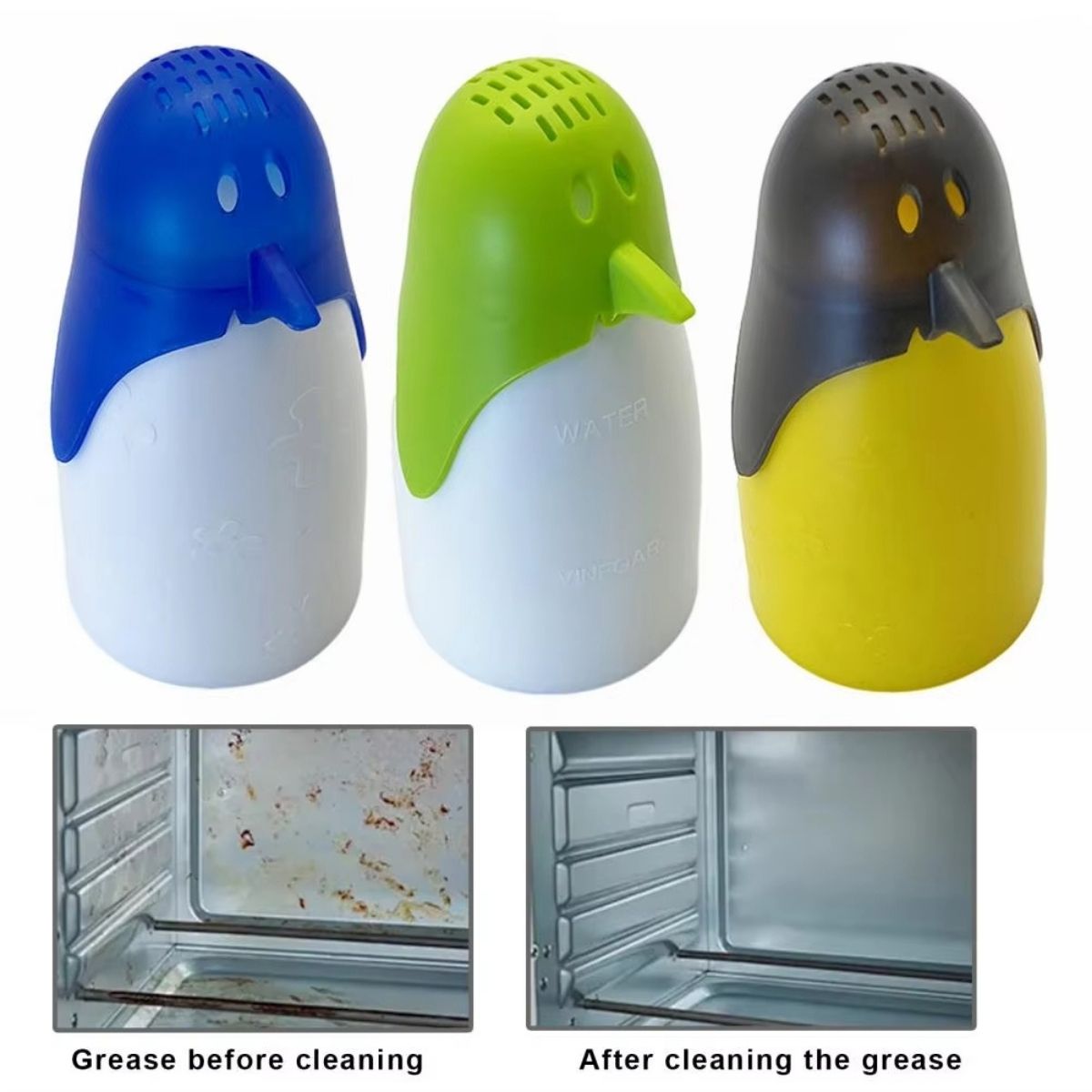 2 個ペンギンスチームクリーナー電子レンジキッチン家電用水で - Kitchen Appliances Essentials のレビューと価格