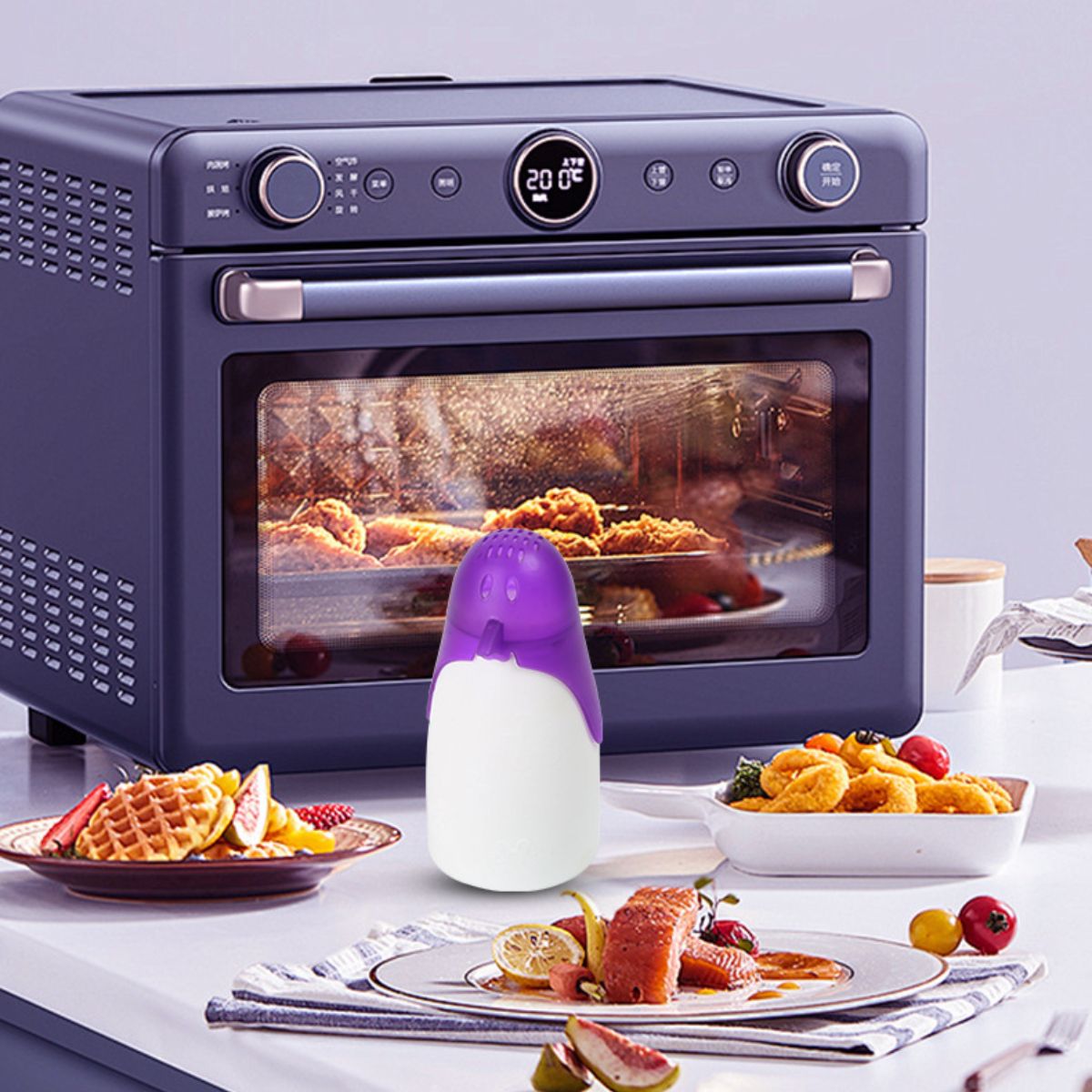 2 個ペンギンスチームクリーナー電子レンジキッチン家電用水で - Kitchen Appliances Essentials のレビューと価格