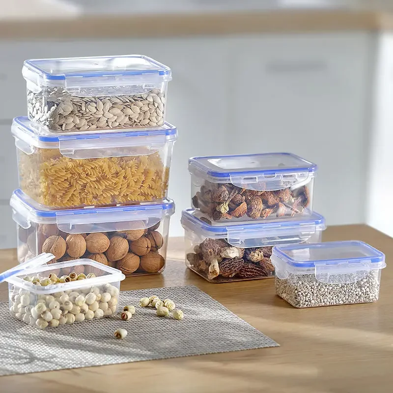 キッチン冷蔵庫密閉型長方形冷蔵庫収納ボックス蓋付きプラスチッ - Kitchen Appliances Organizer のレビューと価格