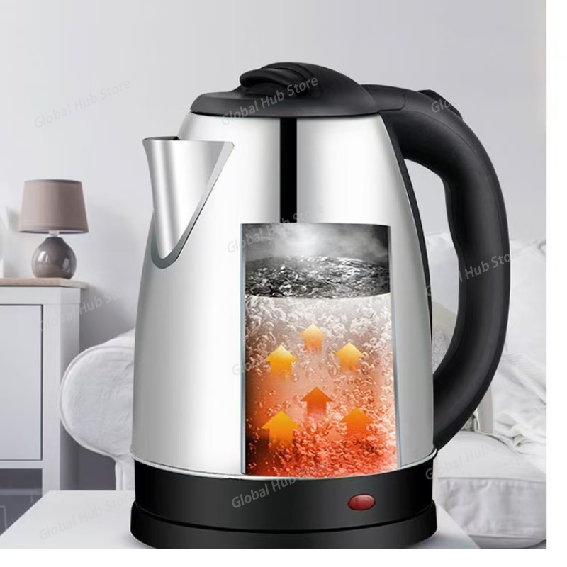 ステンレス鋼電気ケトル大容量内タンク急速沸騰家庭用電化製品キ - Kitchen Appliances Essentials のレビューと価格