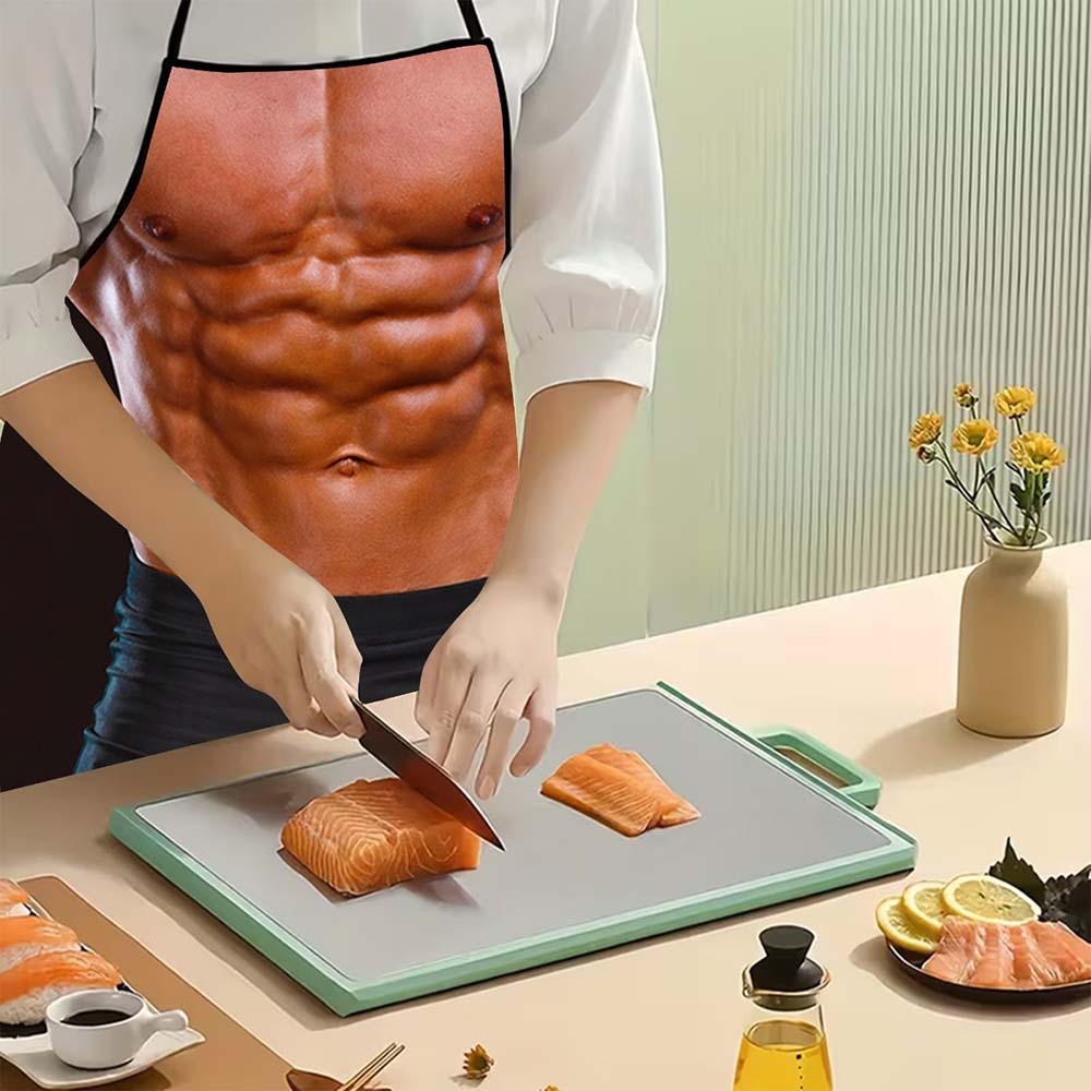 1pc 面白い 3D マッスルマンプリント調理用エプロン、男 - Kitchen Appliances Hobart のレビューと価格