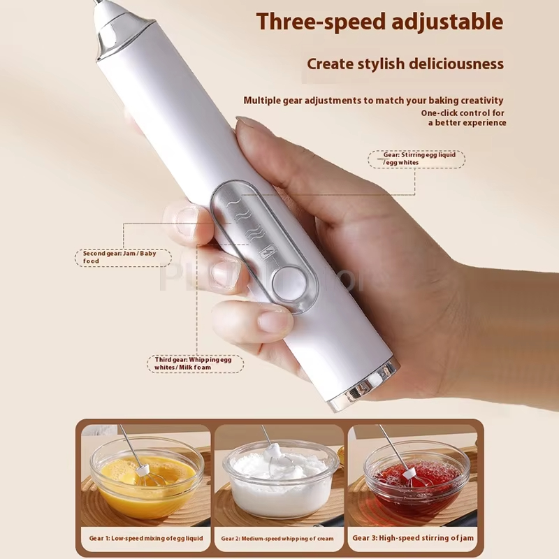 電動ハンドヘルド小型ミキサー、ミルクフォーマー、卵ビーター、 - Kitchen Appliances Essentials のレビューと価格